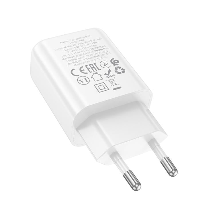 hoco N62 PD30W Type-C Single Port Charger, Specification:EU Plug