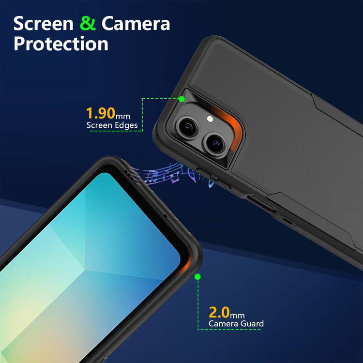For Samsung Galaxy A06 4G Magnetic PC Hybrid TPU Phone Case