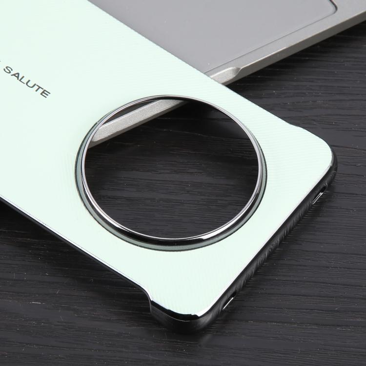 For Huawei Mate 70 Pro / Pro+ Plain Leather Electroplated PC Phone Case