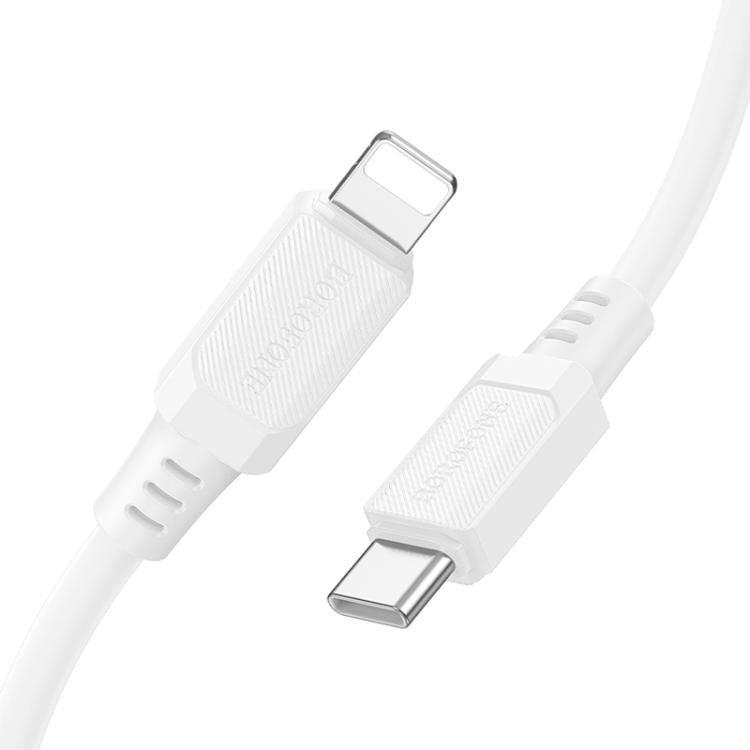 Borofone BX115 Lotto PD27W Type-C to 8 Pin Fast Charging Cable, Length: 1m