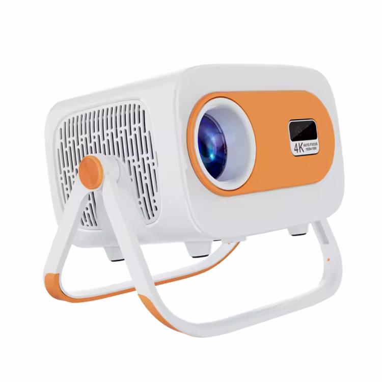 JY325 1280 x 720P 200ANSI Amlogic H713 CPU Android 11.0 Portable Projector, EU Plug - White