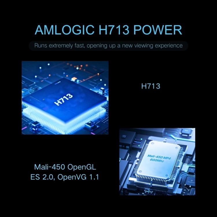 M10 1280 x 720P 200ANSI Amlogic H713 CPU Android 11.0 Smart Projector, AU Plug - White