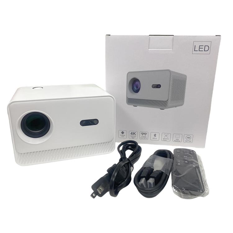 M10 1280 x 720P 200ANSI Amlogic H713 CPU Android 11.0 Smart Projector, AU Plug - White