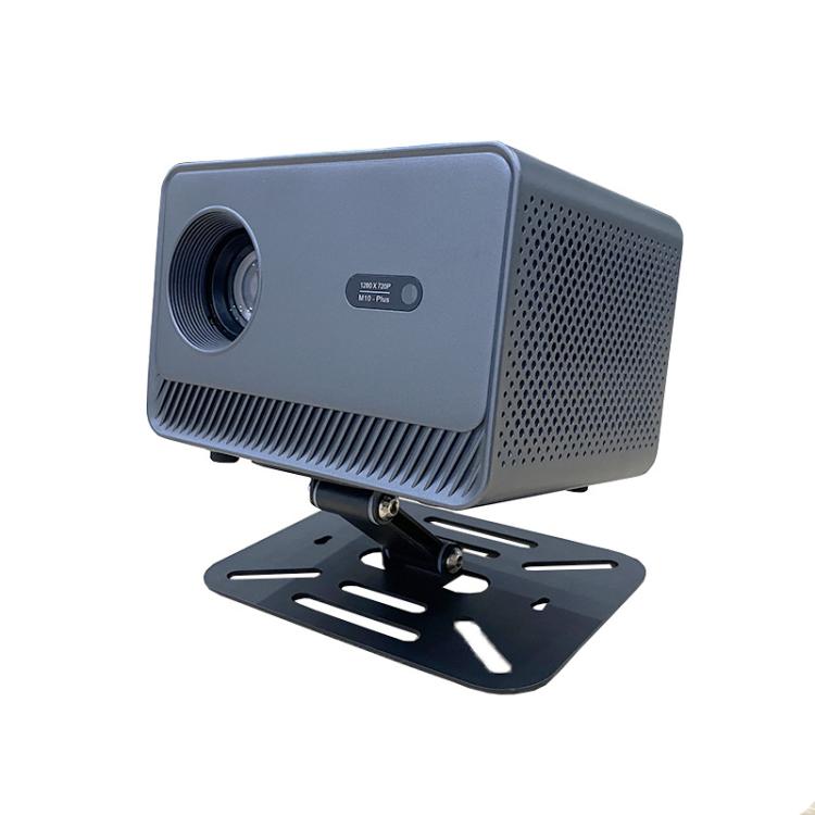M10 Plus 1280 x 720P 200ANSI Amlogic H713 CPU Android 11 Smart Projector with Bracket, EU Plug - Metal Grey