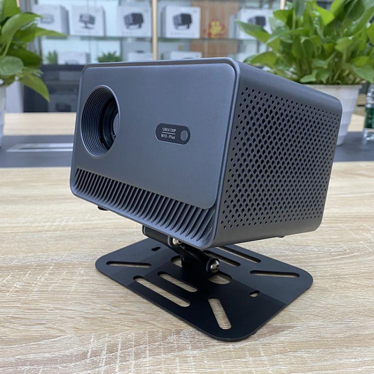M10 Plus 1280 x 720P 200ANSI Amlogic H713 CPU Android 11 Smart Projector with Bracket, UK Plug - Metal Grey
