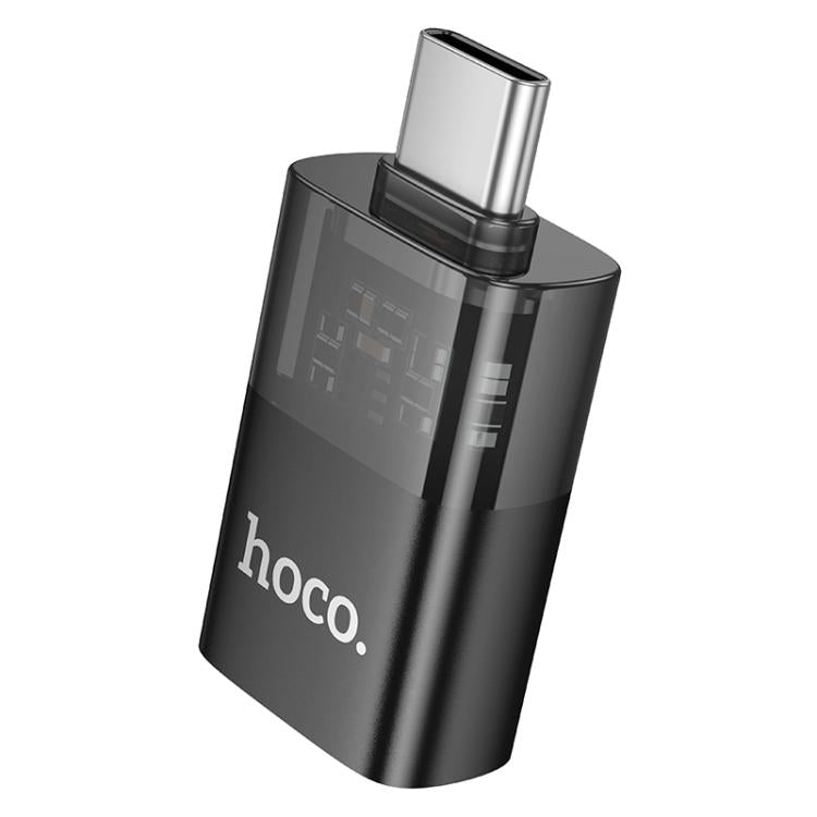 hoco UA36B USB-C / Type-C Male to USB Female OTG Transparent Adapter