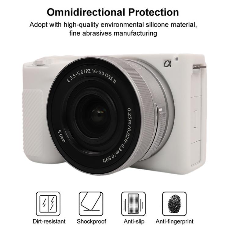 For Sony ZV-E10 II / ZV-E10M2 Glossy Soft Silicone Protective Case