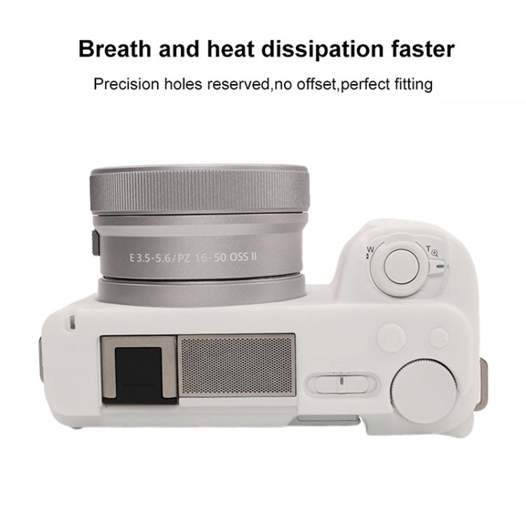 For Sony ZV-E10 II / ZV-E10M2 Glossy Soft Silicone Protective Case