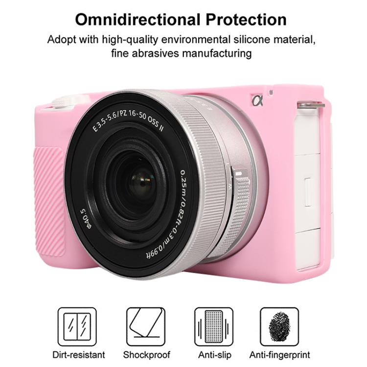 For Sony ZV-E10 II / ZV-E10M2 Glossy Soft Silicone Protective Case