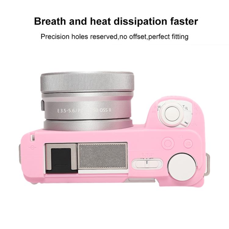 For Sony ZV-E10 II / ZV-E10M2 Glossy Soft Silicone Protective Case