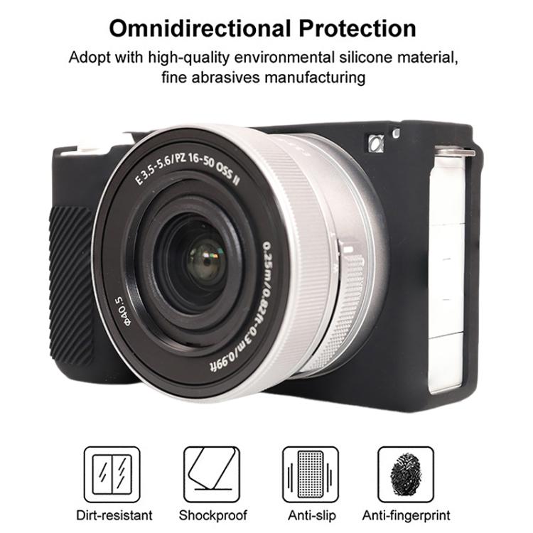 For Sony ZV-E10 II / ZV-E10M2 Glossy Soft Silicone Protective Case