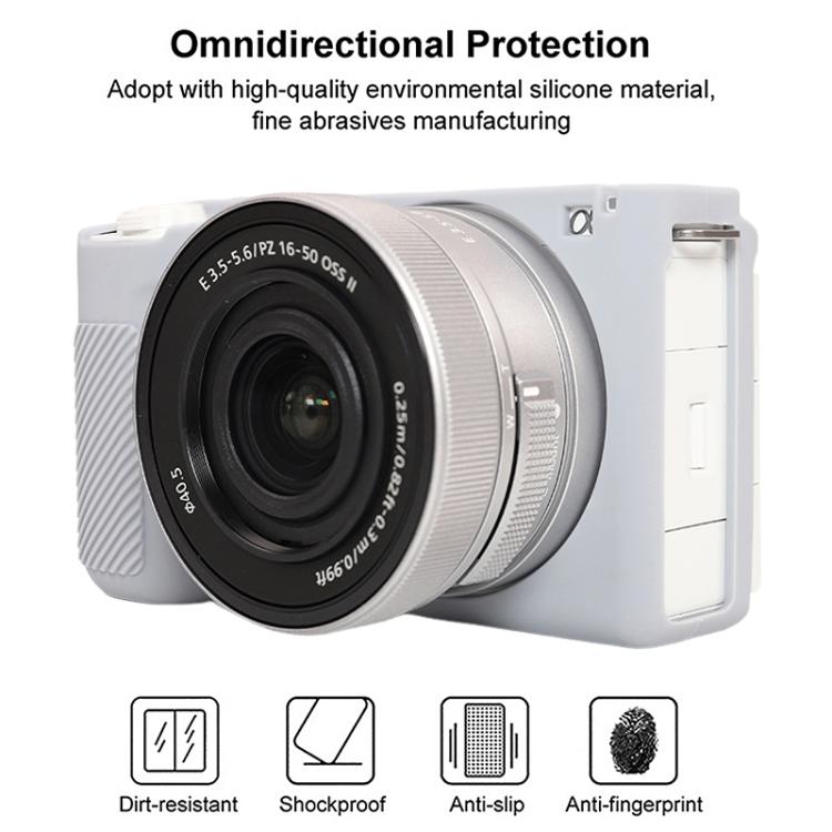 For Sony ZV-E10 II / ZV-E10M2 Glossy Soft Silicone Protective Case