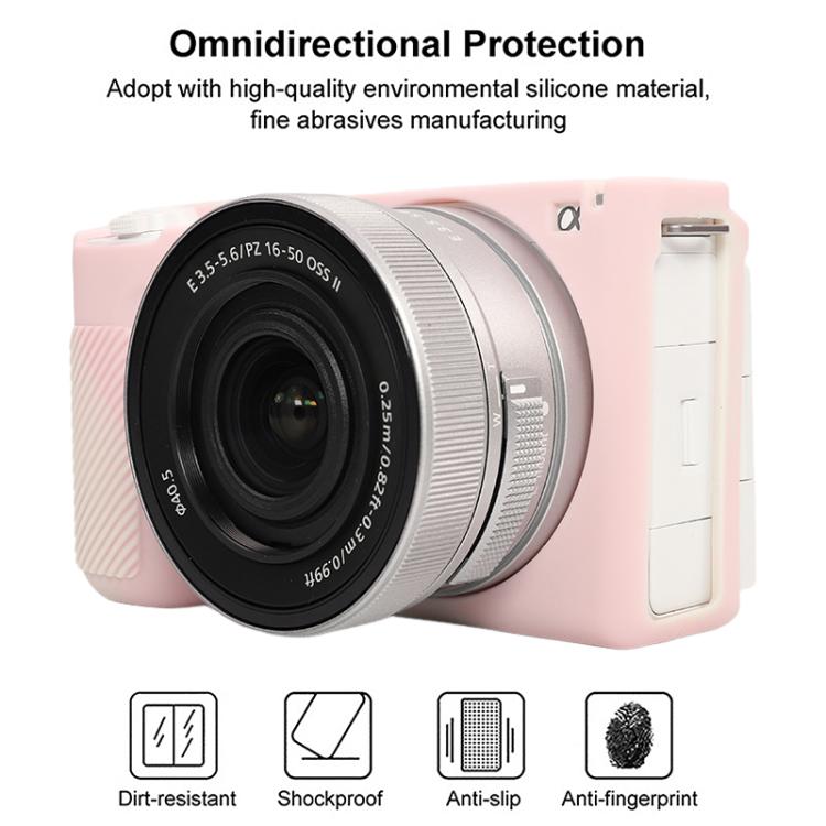 For Sony ZV-E10 II / ZV-E10M2 Glossy Soft Silicone Protective Case