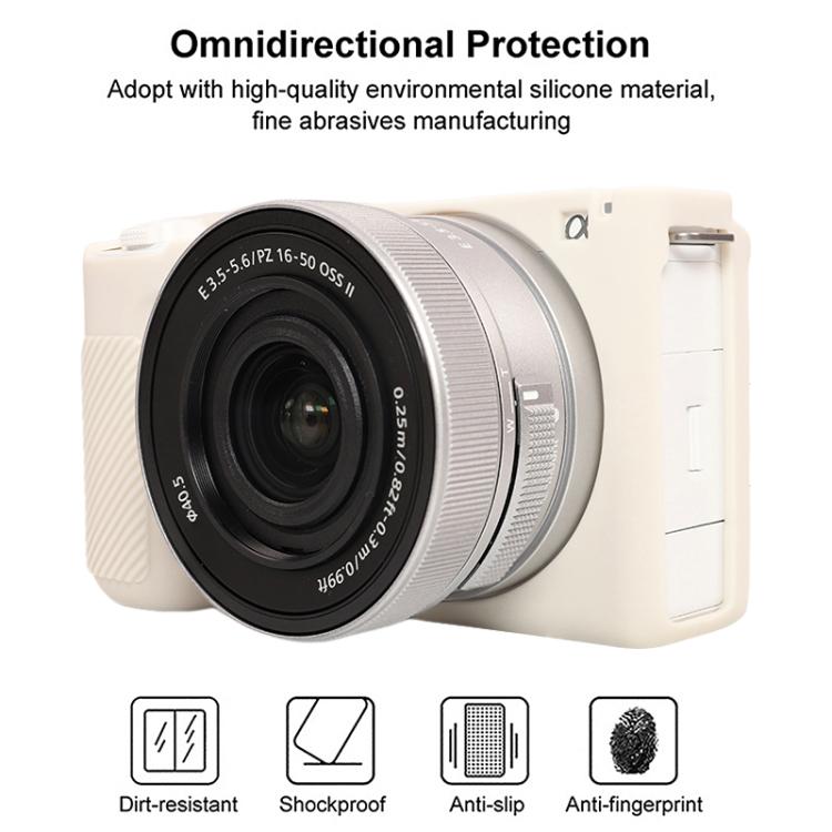 For Sony ZV-E10 II / ZV-E10M2 Glossy Soft Silicone Protective Case