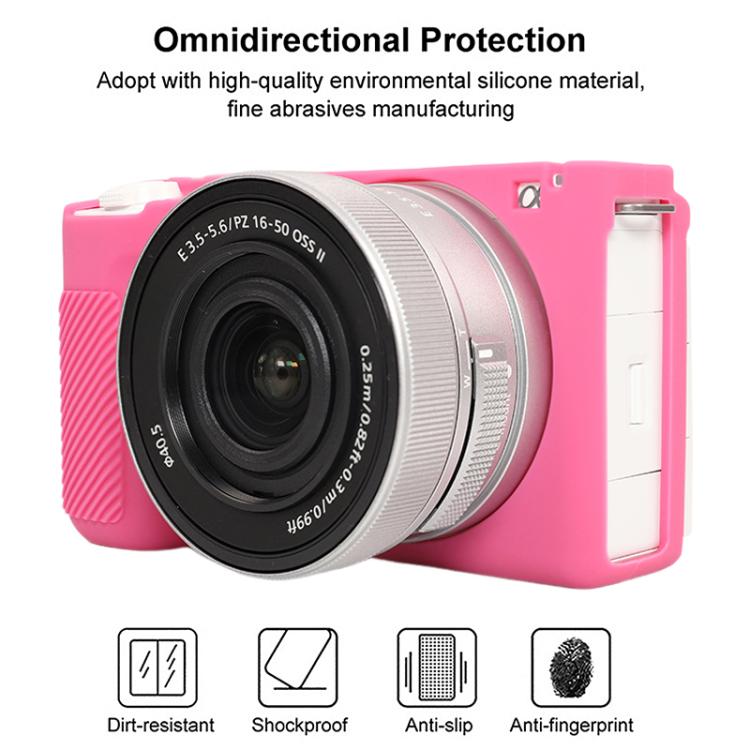 For Sony ZV-E10 II / ZV-E10M2 Glossy Soft Silicone Protective Case
