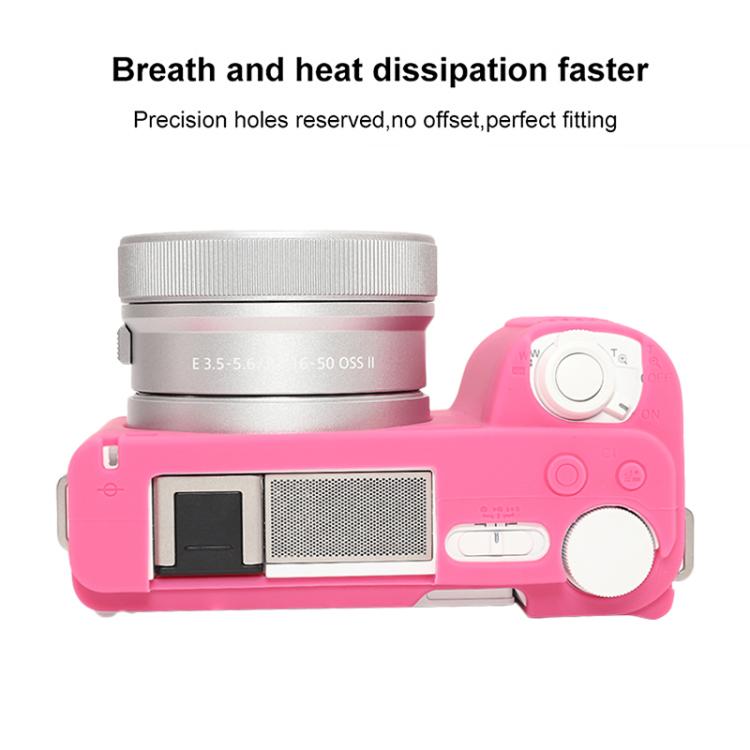 For Sony ZV-E10 II / ZV-E10M2 Glossy Soft Silicone Protective Case