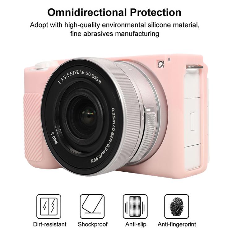 For Sony ZV-E10 II / ZV-E10M2 Glossy Soft Silicone Protective Case