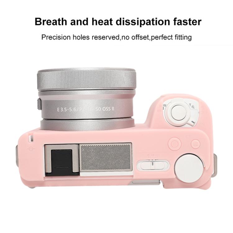 For Sony ZV-E10 II / ZV-E10M2 Glossy Soft Silicone Protective Case