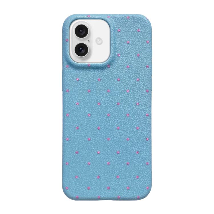 For iPhone 16 Plus Dopamine Dots Pattern Silicone Phone Case