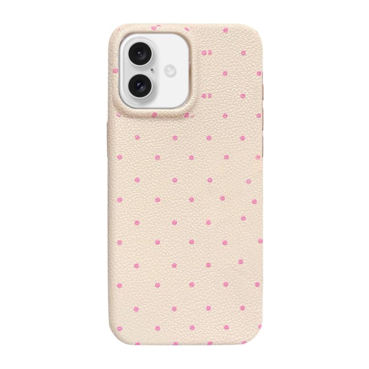 For iPhone 16 Dopamine Dots Pattern Silicone Phone Case