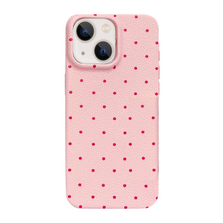For iPhone 14 Dopamine Dots Pattern Silicone Phone Case