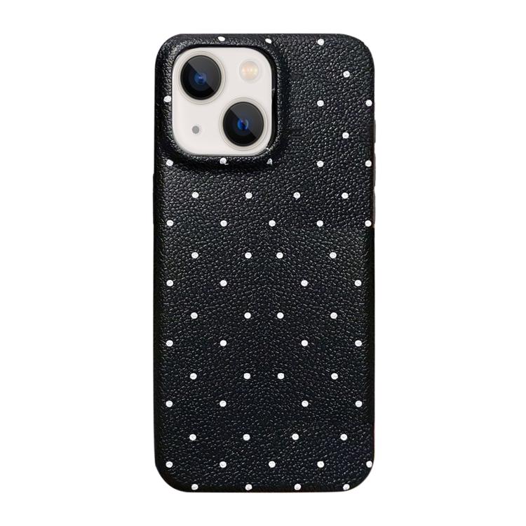 For iPhone 14 Dopamine Dots Pattern Silicone Phone Case