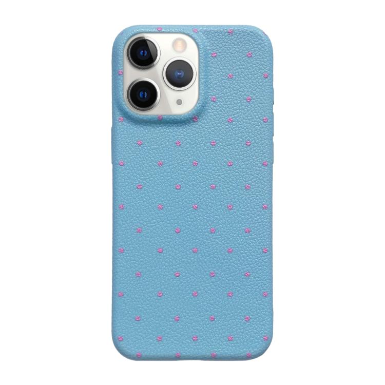 For iPhone 11 Pro Max Dopamine Dots Pattern Silicone Phone Case