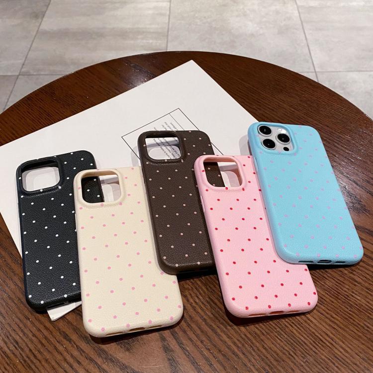 For iPhone 14 Plus Dopamine Dots Pattern Silicone Phone Case