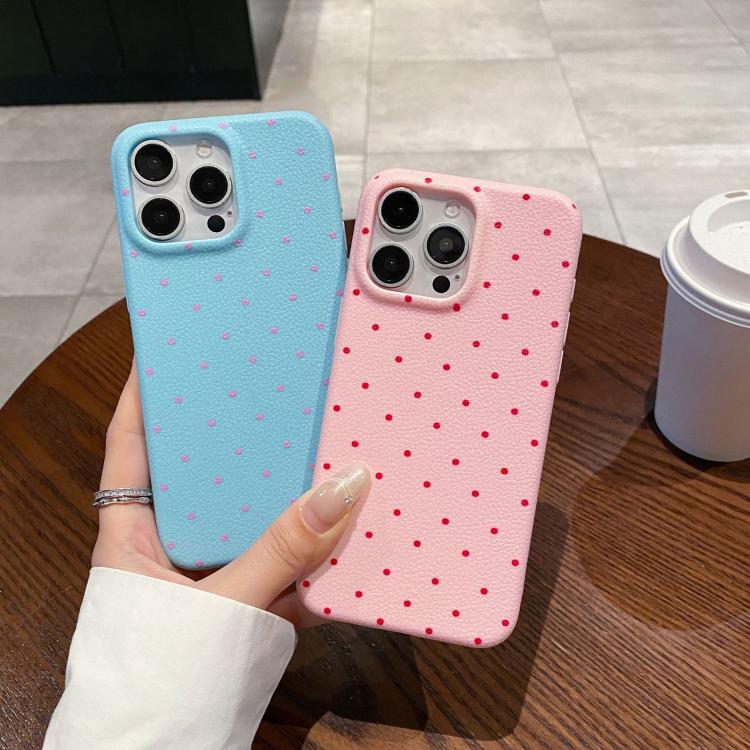 For iPhone 15 Pro Max Dopamine Dots Pattern Silicone Phone Case