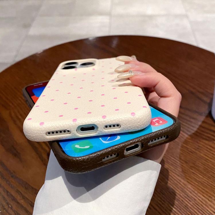 For iPhone 13 Dopamine Dots Pattern Silicone Phone Case