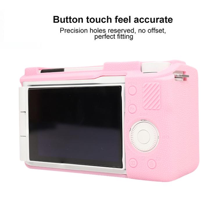 For Sony ZV-E10 II / ZV-E10M2 Litchi Texture Soft Silicone Protective Case