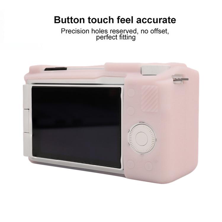 For Sony ZV-E10 II / ZV-E10M2 Litchi Texture Soft Silicone Protective Case