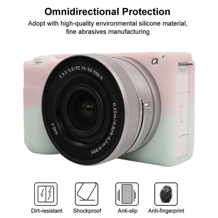 For Sony ZV-E10 II / ZV-E10M2 Litchi Texture Soft Silicone Protective Case