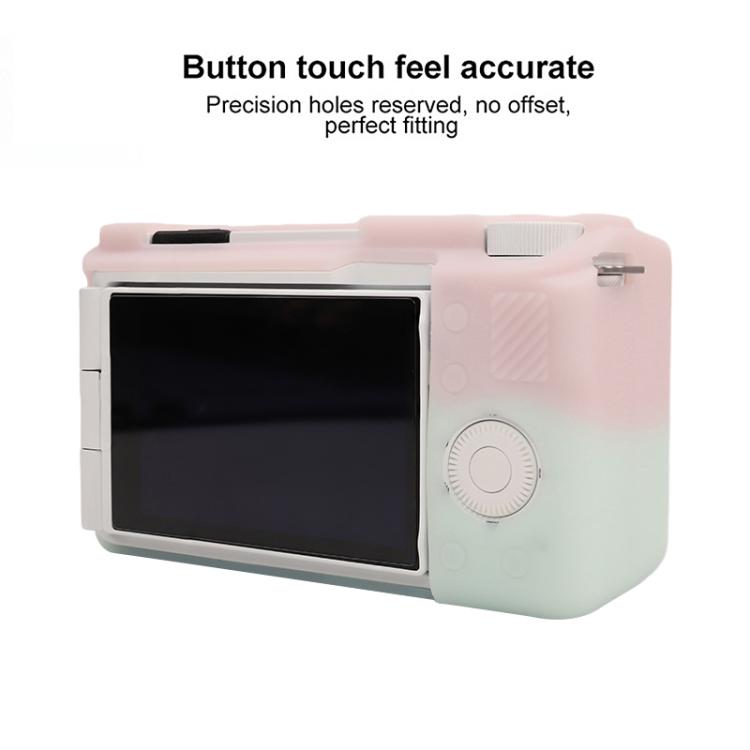 For Sony ZV-E10 II / ZV-E10M2 Litchi Texture Soft Silicone Protective Case