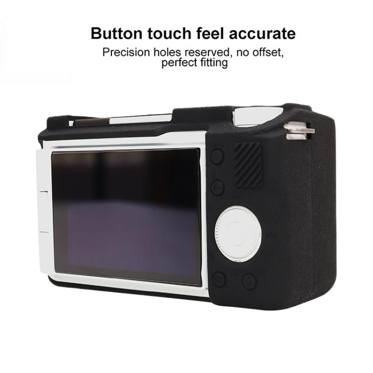 For Sony ZV-E10 II / ZV-E10M2 Litchi Texture Soft Silicone Protective Case
