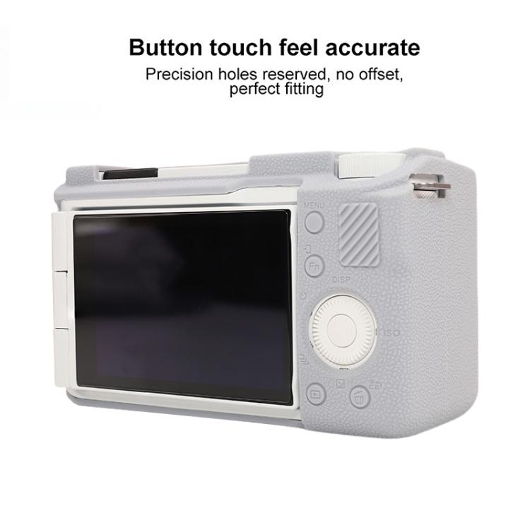 For Sony ZV-E10 II / ZV-E10M2 Litchi Texture Soft Silicone Protective Case