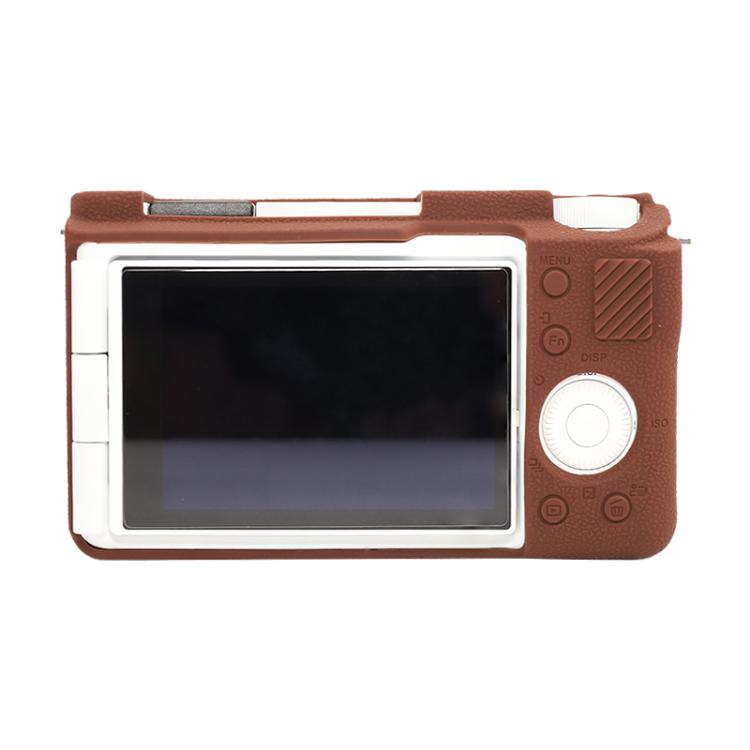 For Sony ZV-E10 II / ZV-E10M2 Litchi Texture Soft Silicone Protective Case