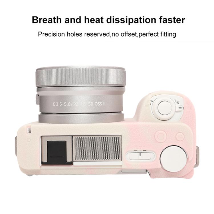 For Sony ZV-E10 II / ZV-E10M2 Litchi Texture Soft Silicone Protective Case