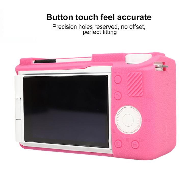 For Sony ZV-E10 II / ZV-E10M2 Litchi Texture Soft Silicone Protective Case