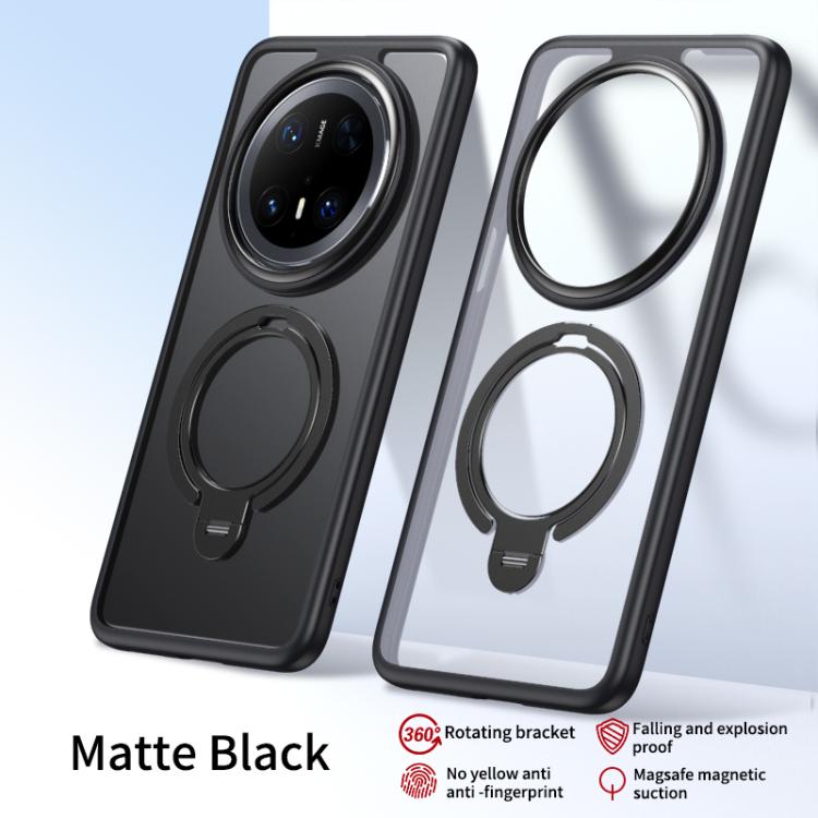 For Huawei Mate 70 Pro / 70 Pro+ Double Ring MagSafe Magnetic Holder Phone Case