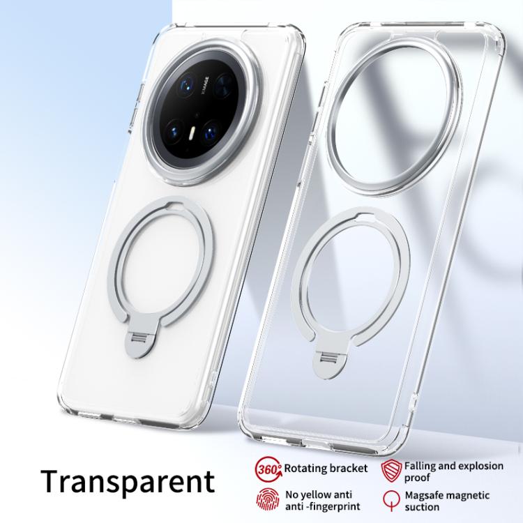 For Huawei Mate 70 Pro / 70 Pro+ Double Ring MagSafe Magnetic Holder Phone Case