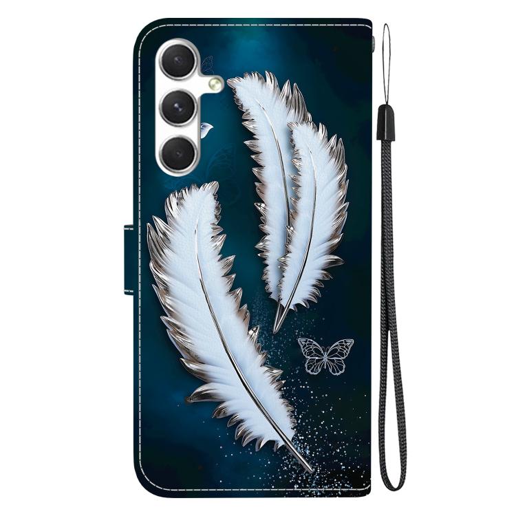 For Samsung Galaxy A05s Crystal Texture Colored Drawing Leather Phone Case