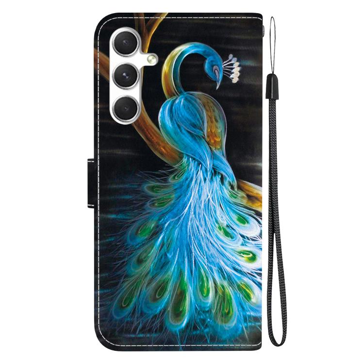 For Samsung Galaxy A05s Crystal Texture Colored Drawing Leather Phone Case