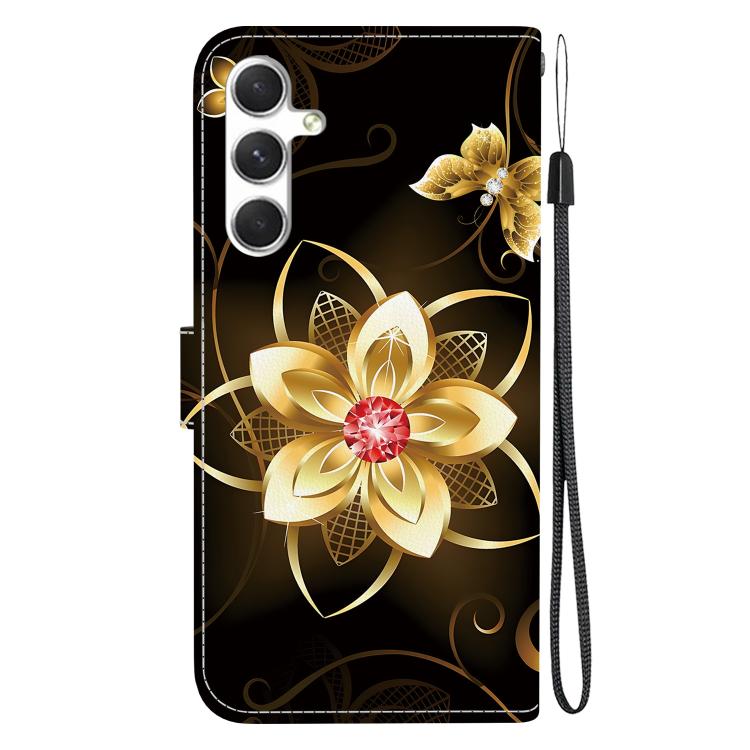 For Samsung Galaxy A35 5G Crystal Texture Colored Drawing Leather Phone Case