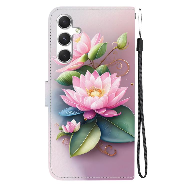 For Samsung Galaxy A35 5G Crystal Texture Colored Drawing Leather Phone Case