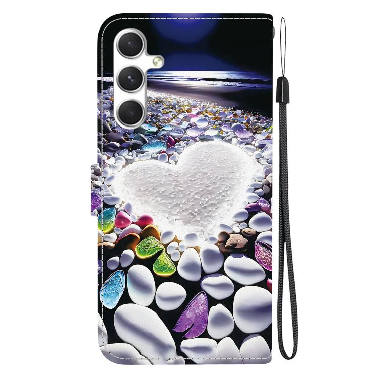 For Samsung Galaxy A35 5G Crystal Texture Colored Drawing Leather Phone Case