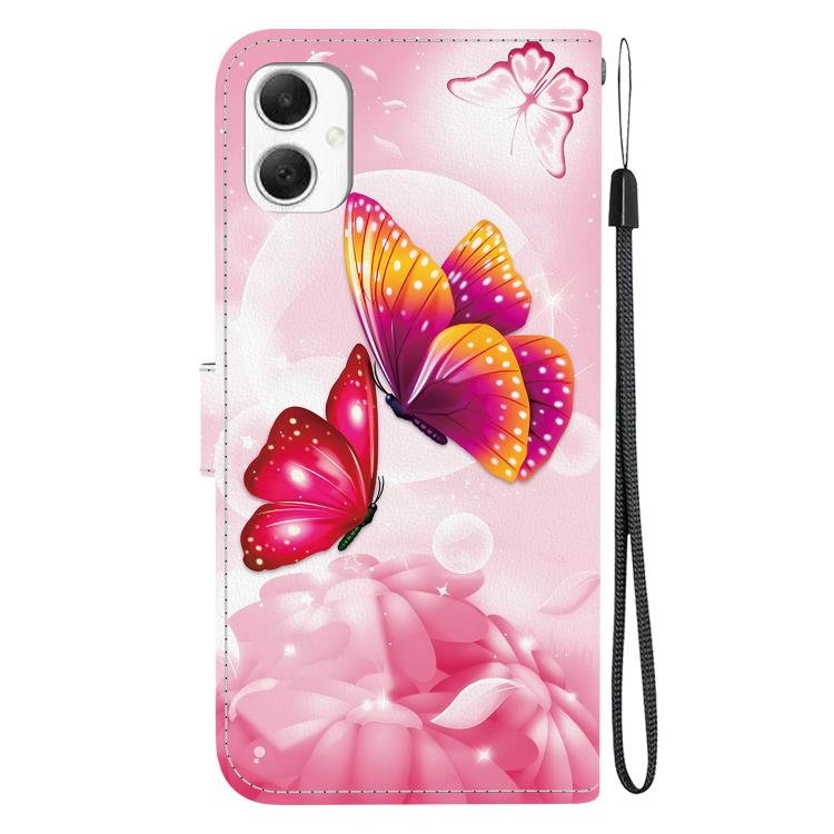 For Samsung Galaxy A05 Crystal Texture Colored Drawing Leather Phone Case