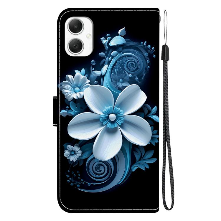 For Samsung Galaxy A05 Crystal Texture Colored Drawing Leather Phone Case