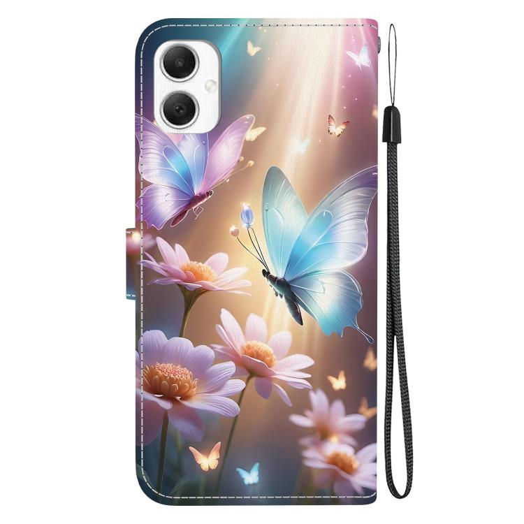 For Samsung Galaxy A05 Crystal Texture Colored Drawing Leather Phone Case