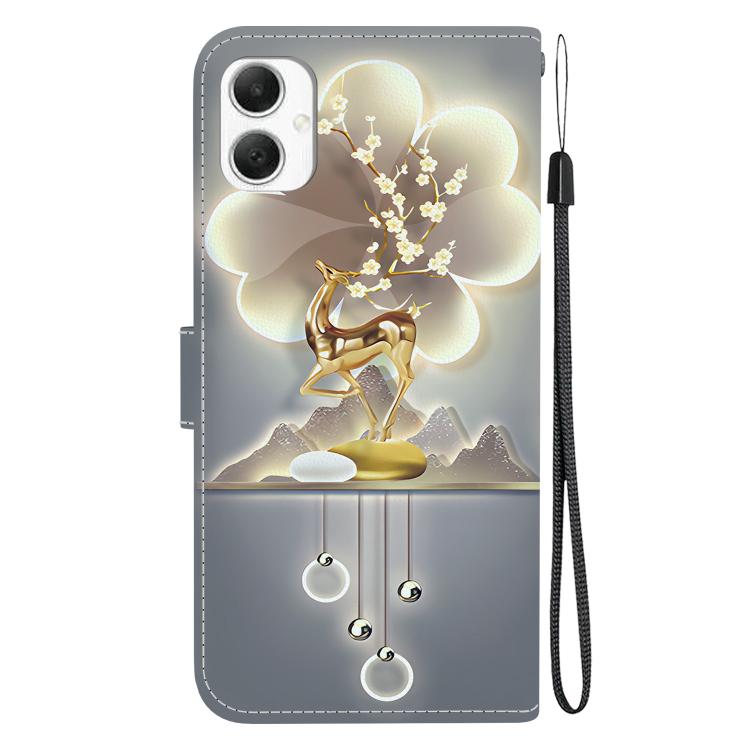 For Samsung Galaxy A06 Crystal Texture Colored Drawing Leather Phone Case